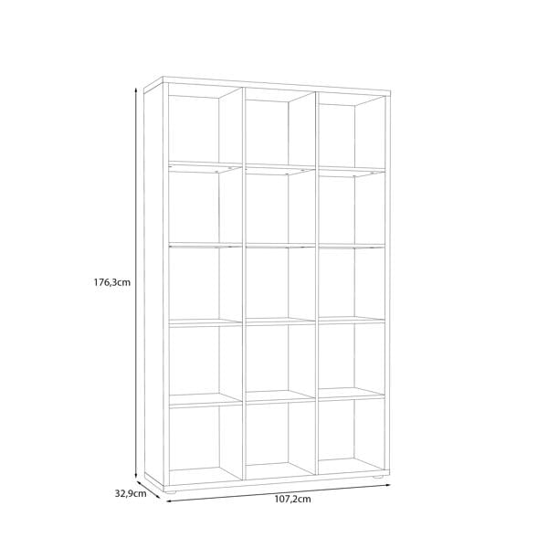 Furniture To Go Mauro 3x5 Storage Elegancia Oak