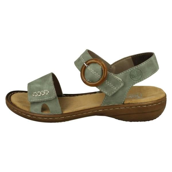 Rieker Ladies Rieker Buckle Detailed Sandals 608Z3
