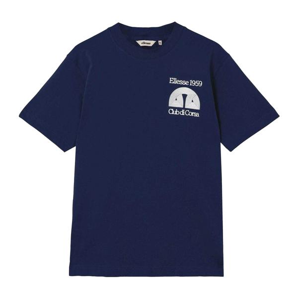Ellesse Mens Club Di Corsa T-Shirt - Navy - 