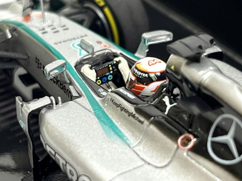 Minichamps Lewis Hamilton WC 2014 Mercedes AMG Petronas F1 Team 1:43 Scale 436140044