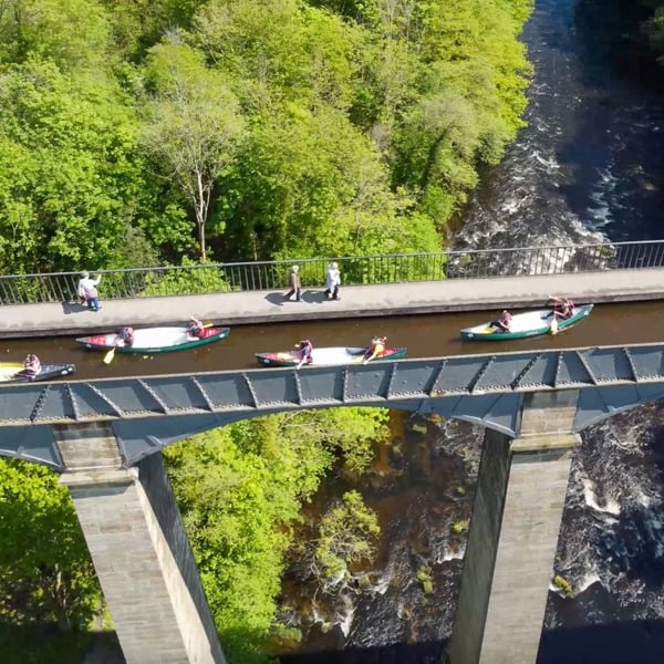 Virgin Experience Days Canoe Along the Highest Aqueduct in the World for Two