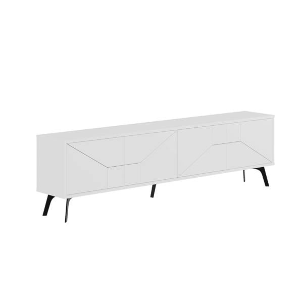 Decortie Dune Modern TV Unit Multimedia Centre with Storage Stylish TV Cabinet 65"