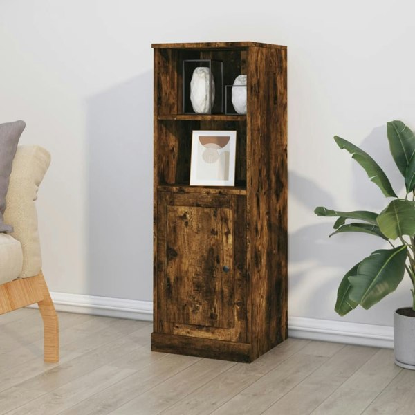 Berkfield Highboard Smoked Oak 36x35.5x103.5 cm Engineered Wood