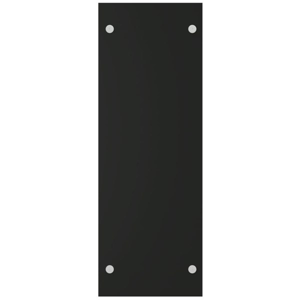 Berkfield Firewood Rack Black 40x35x100 cm Tempered Glass