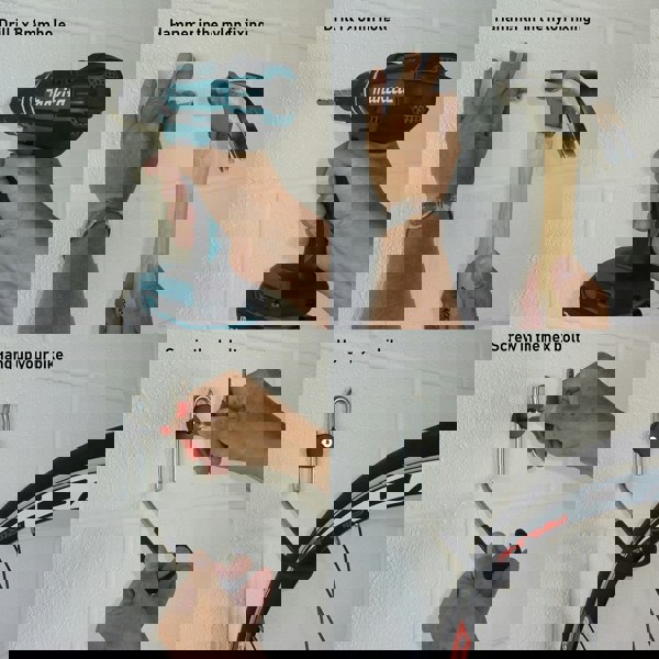 Bike wall hook for 2 bikes fitting