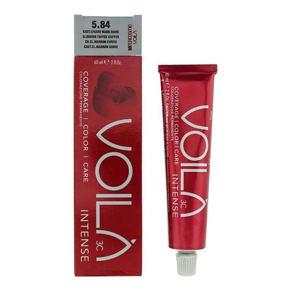 Intercosmo Voilà 3C Intense 5.84 Light Brown Toffee Hair Colour 60ml