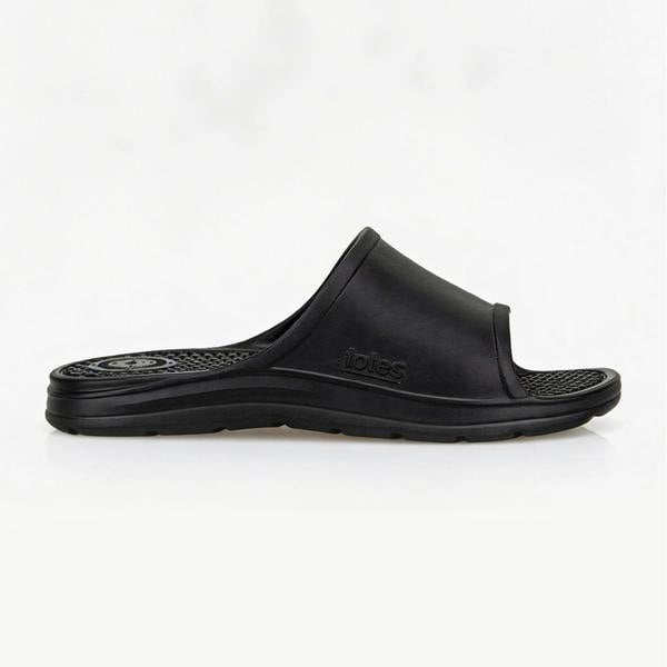 Totes Sol Bounce 0371P Sliders   in  Black