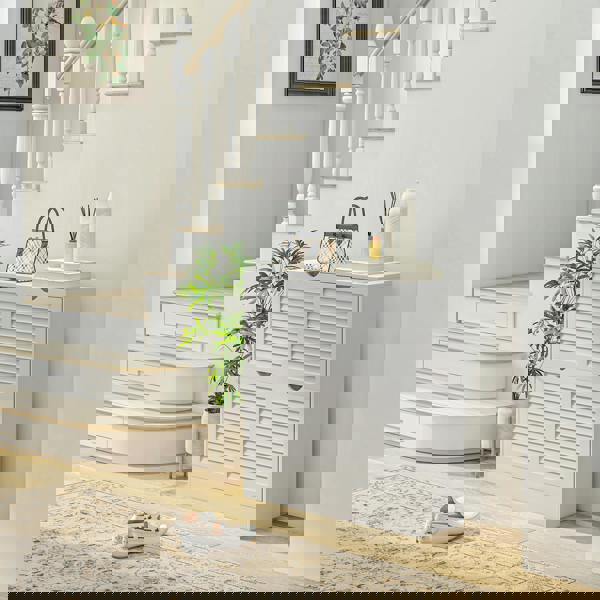 Flip-down Shoe Cabinet