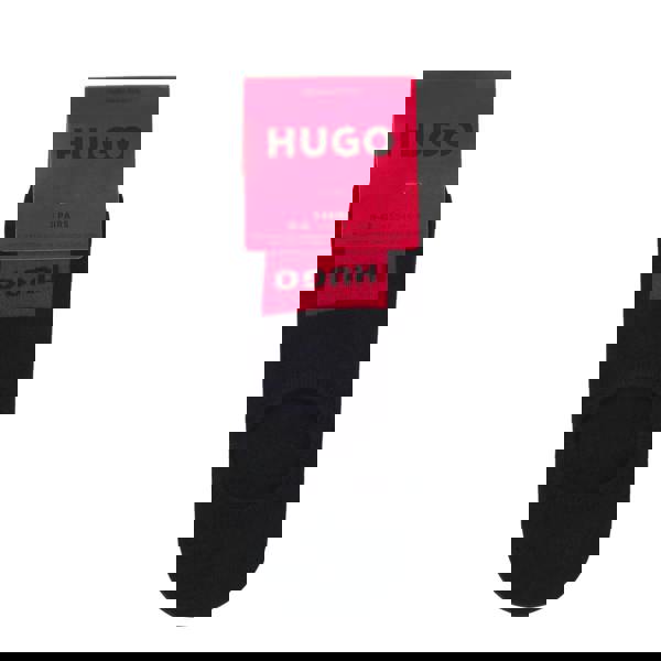 Hugo Unisex Adult Liner Socks (Pack of 3) - Black - 
