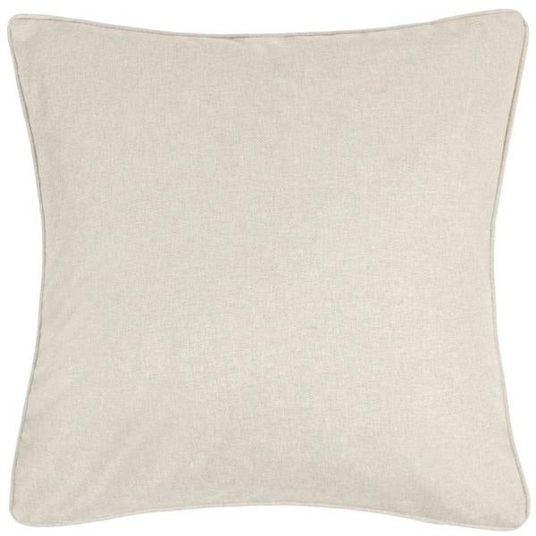 Furn Dawn Piping Detail Textured Cushion Cover - Linen - 