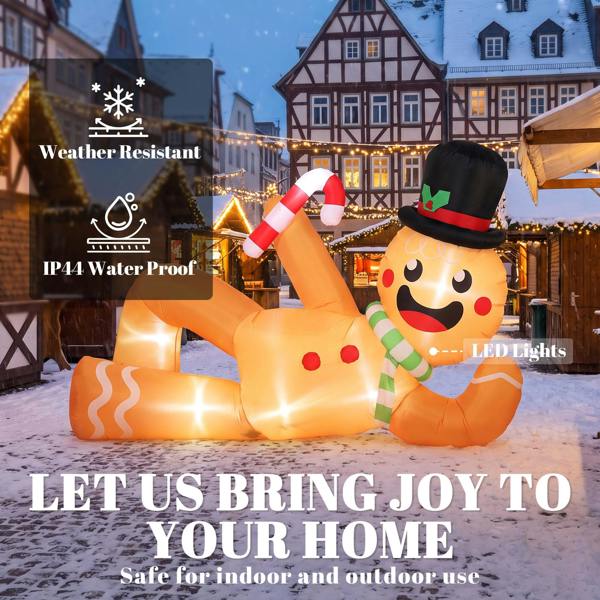 Inflatable Gingerbread Man