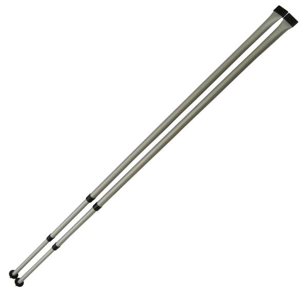 Telescopic Rear Upright Awning Pole Set (Caravan Replacement Adjustable Canopy Extendable Aluminium)