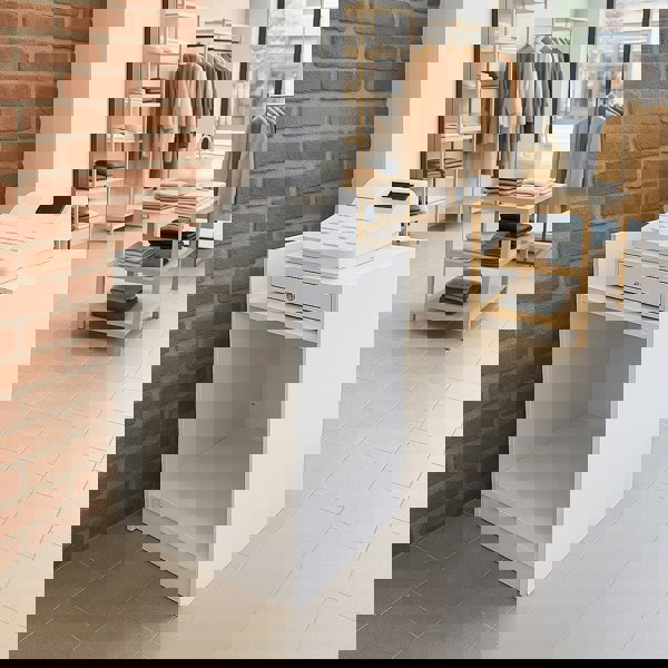 Monstershop Shop Counter Till Block TB60 - White