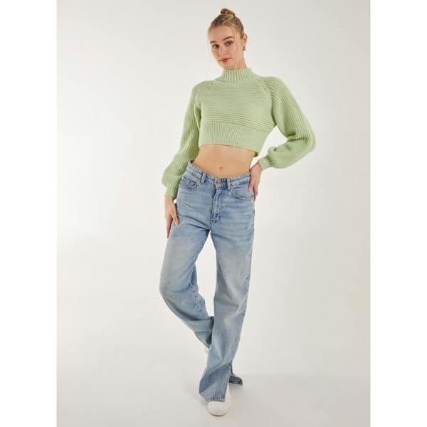 Pink Vanilla High Neck Knitted Jumper