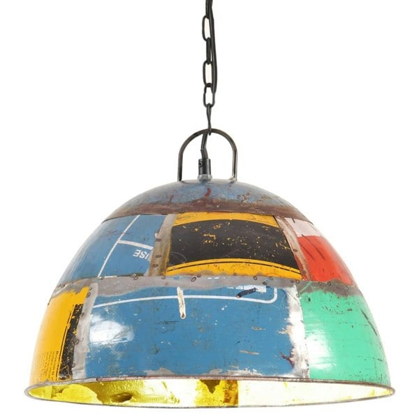 Berkfield Industrial Vintage Hanging Lamp 25 W Multicolour Round 41cm E27