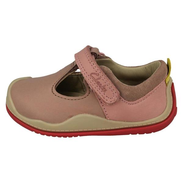 Clarks Childrens Clarks First Walking T-Bar Shoes Roller Bright T