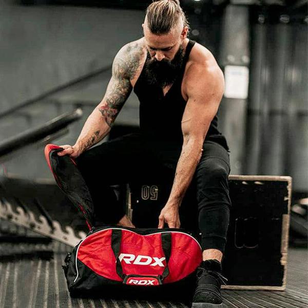 RDX Sports GYM KIT BAG RDX BLACK/RED