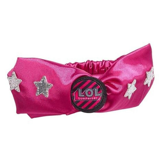 LOL Surprise L.O.L. Surprise! Girls Headband with Silver Glitter Stars One Size Pink