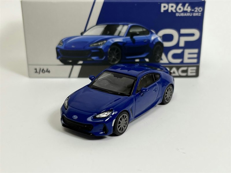 Pop Race Subaru BRZ Sapphire Blue 1:64 Scale PR640020