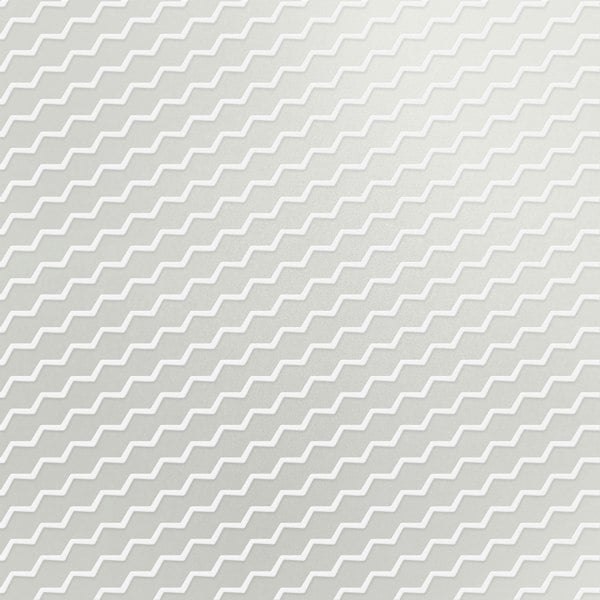 BUZZ white flock silver lustre flat image