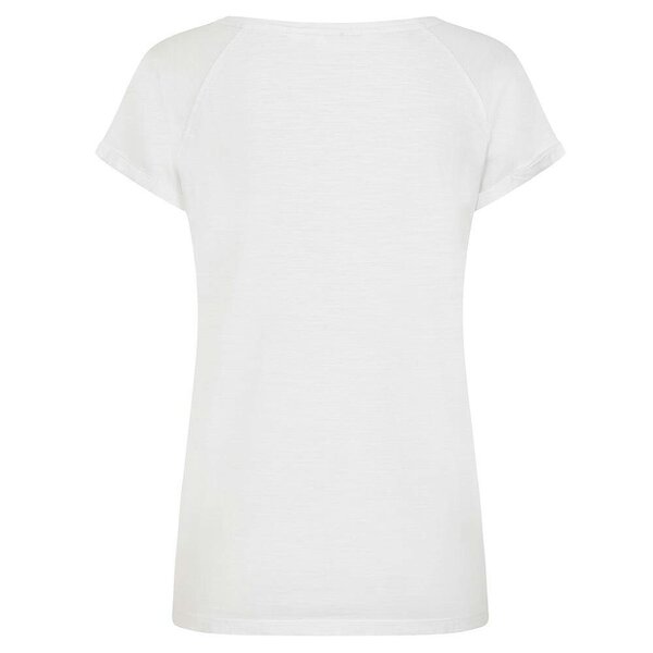 Lazy Jacks LJ163 - Ladies Roll Sleeve Tee - White