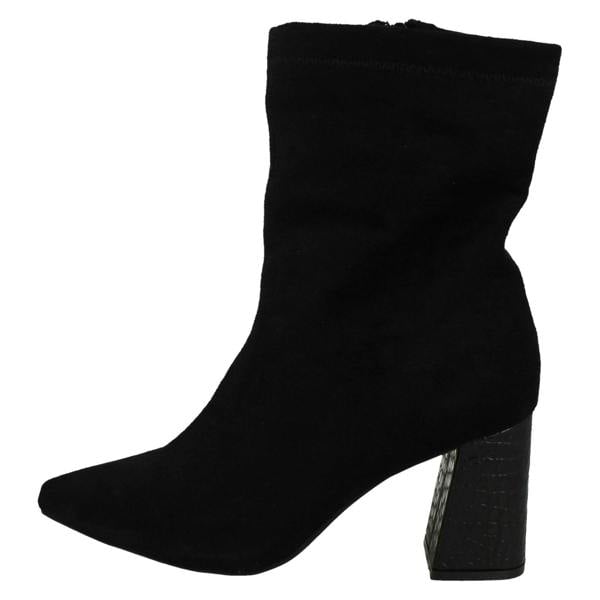 Spot On Ladies Spot On High Heeled Ankle Boots F51199