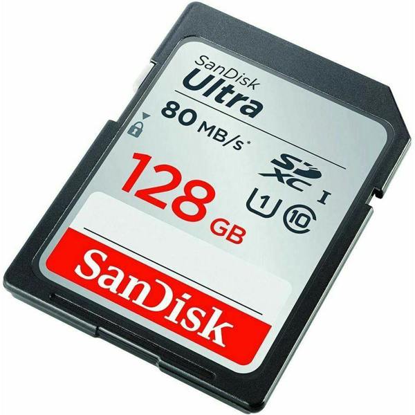 SanDisk Ultra Lite SDXC 80MBs Class 10 UHS-I 128GB