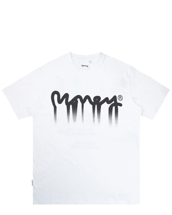 Money Drip Fade Tee - White