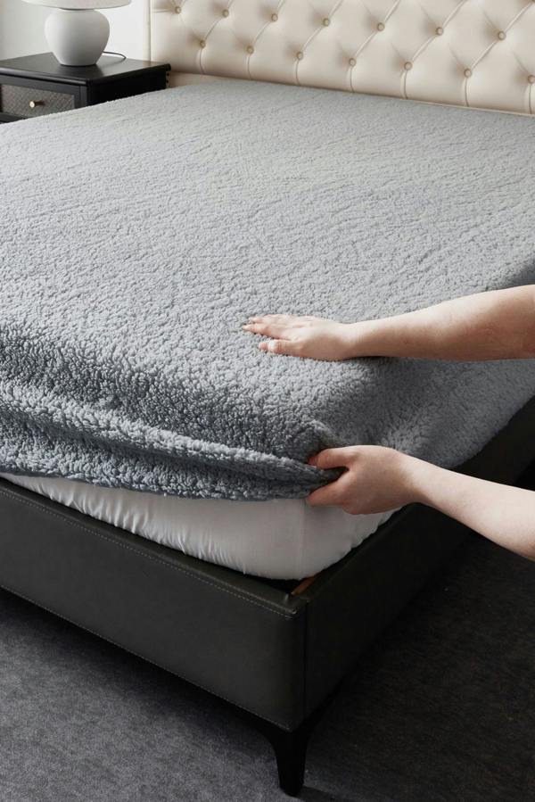 Ezysleep Winter Warm Soft Teddy Fleece Fitted Sheet