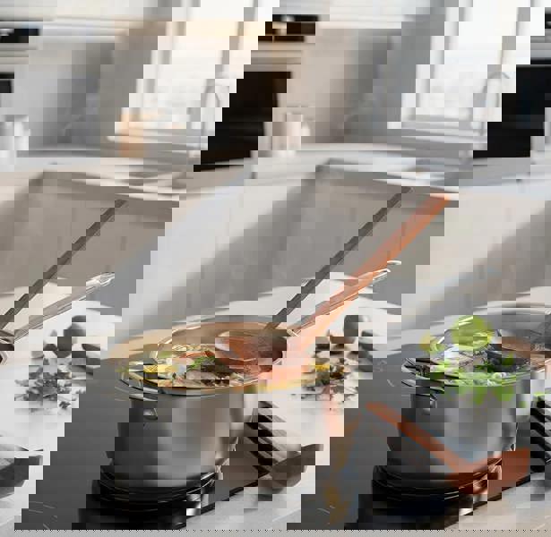 Anygleam Brown 4pcs Wooden Soup Spoon Kitchen Tableware