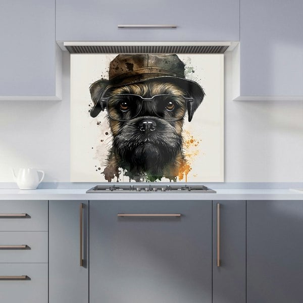 Warren Reed - Designer Border Terrier Dog Kitchen Splashback