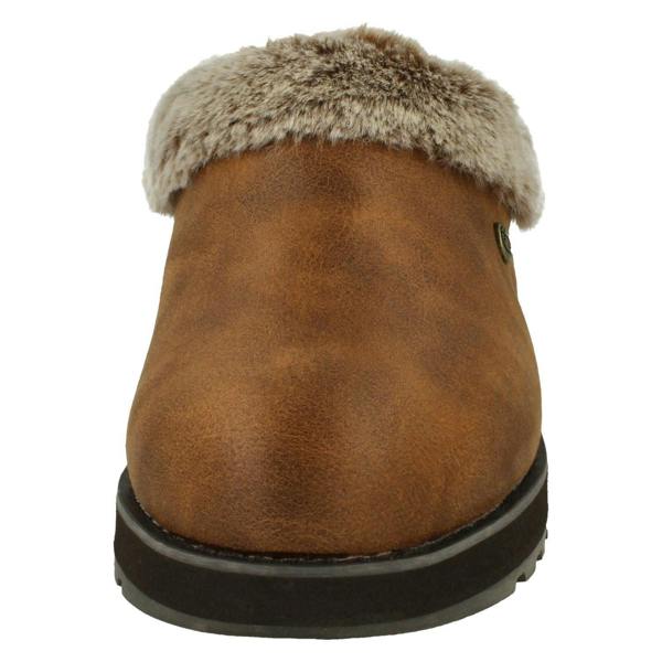 Skechers Ladies Skechers Memory Foam Mule Slippers Keepsakes Rem 31214