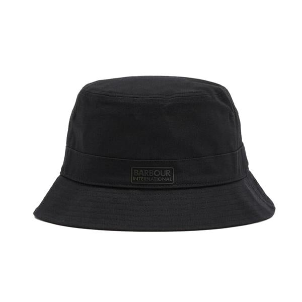 Barbour International Norton Drill Bucket Hat Black/Shadow