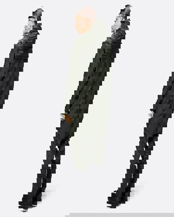 Rains Long Unisex Jacket - 03 Green