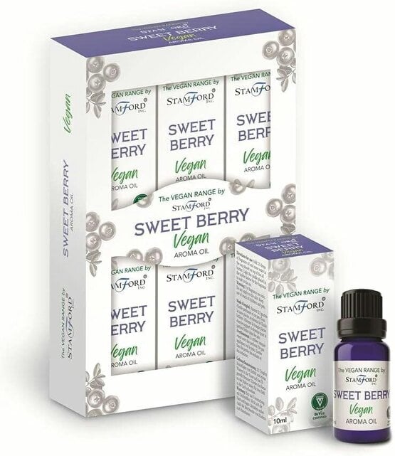 Stamford Vegan Sweet Berry Fragrance Oils, 6 x 10ml