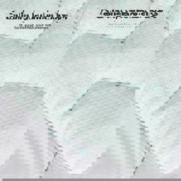 Lavio Mattress Topper Pillowtop Memory Foam Bamboo Cover Bed Protector Single