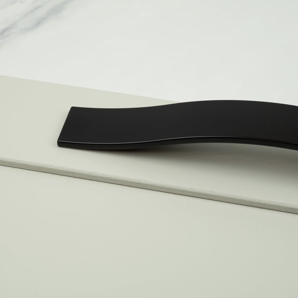 Handle & Home 160mm Matt Black Strap Handle