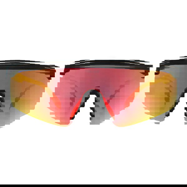 Police Sunglasses Lewis 07 SPLA28 6AAY Rubberised Black Red Mirror