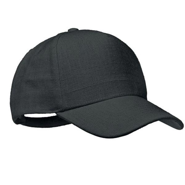 MidOcean Naima Hemp Baseball Cap - Black - 