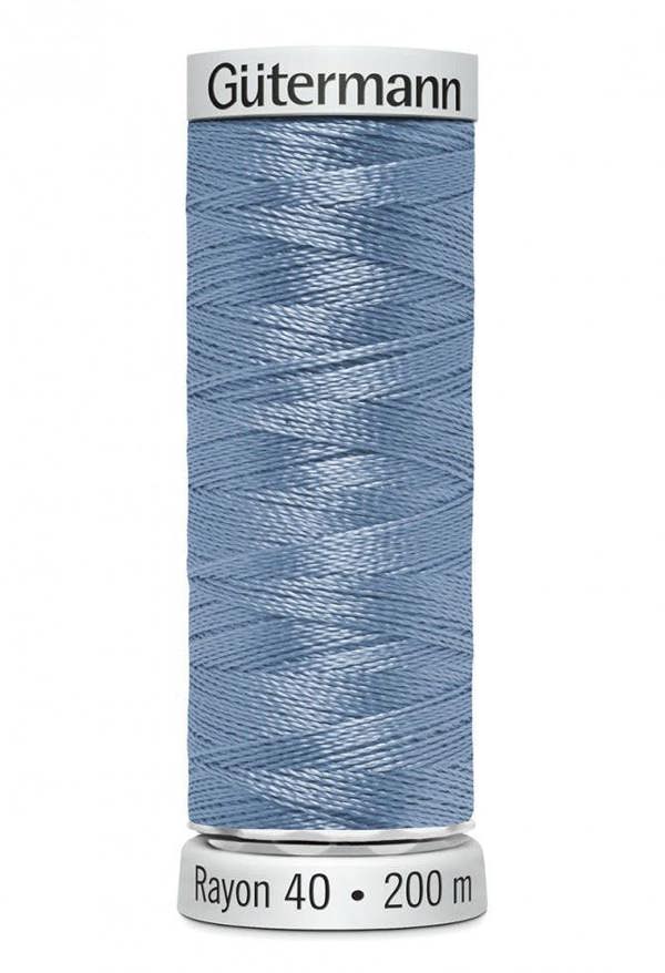 Gutermann No 40 Sulky Rayon Embroidery Thread 200m Rayon Thread Suitable For Embroidery