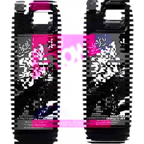 Cleenly Bubblegum Snow Foam - High Performance Formula with Super Thick Foam - Non Caustic & pH Neutral 5L