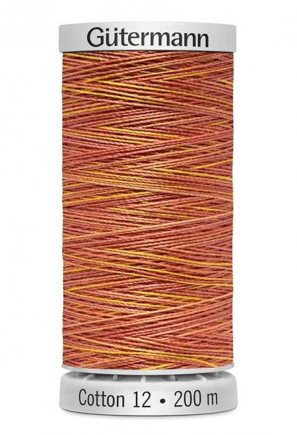 Gutermann No 12 Sulky Cotton Embroidery Thread 200m Cotton Thread Suitable For Embroidery