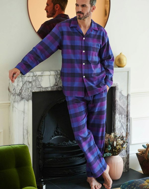 British Boxers Men's Brushed Cotton Pyjama Set –  Berwick Check