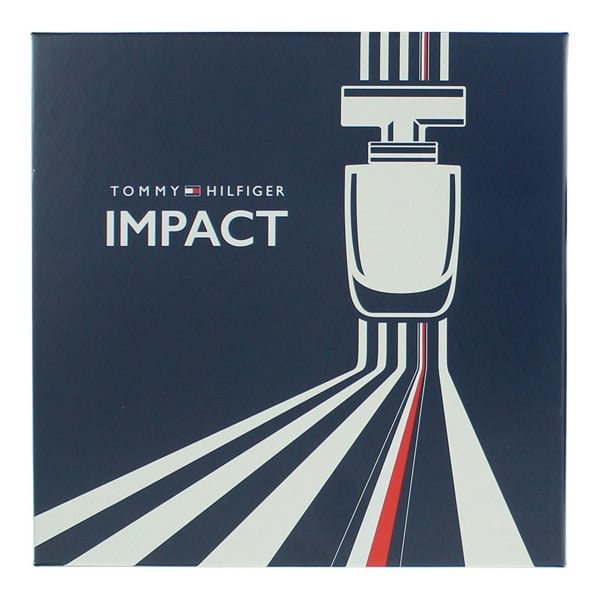 Tommy Hilfiger Impact 3 Piece Gift Set: Eau de Toilette 100ml - Body Wash 100ml - Eau de Toilette 4ml