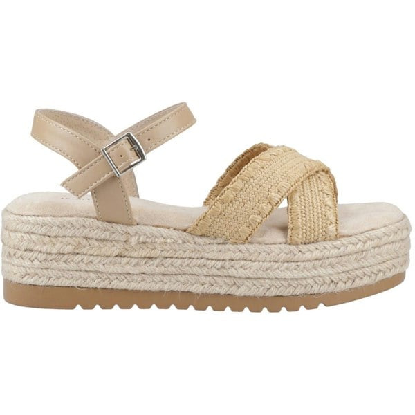 Hush Puppies Jemma Espadrille Polyurethane Women's Tan Sandals