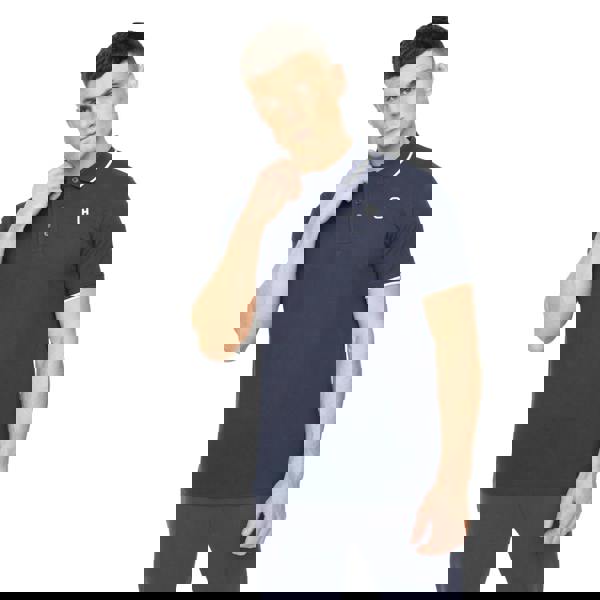 Crosshatch Mens Crufton Polo Shirt - Navy - 