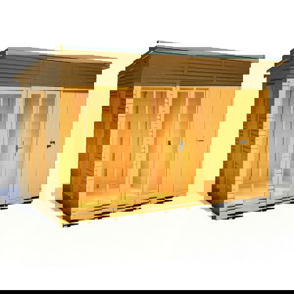 Shire Lela 12x6 Multiroom Summerhouse and Storage Shed - Best Shed