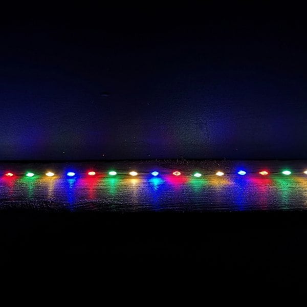 Samuel Alexander 6.4m Compact MicroBrights Christmas Lights with 400 LEDs in Multi-coloured