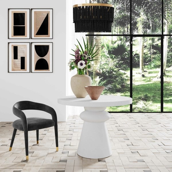 Furniture Edit Lupita White 42" Dinette Table