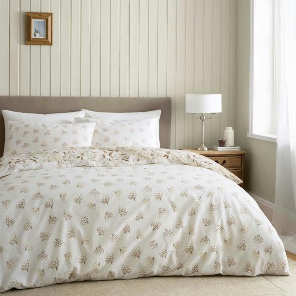 Isadora Floral Natural Duvet Cover Set